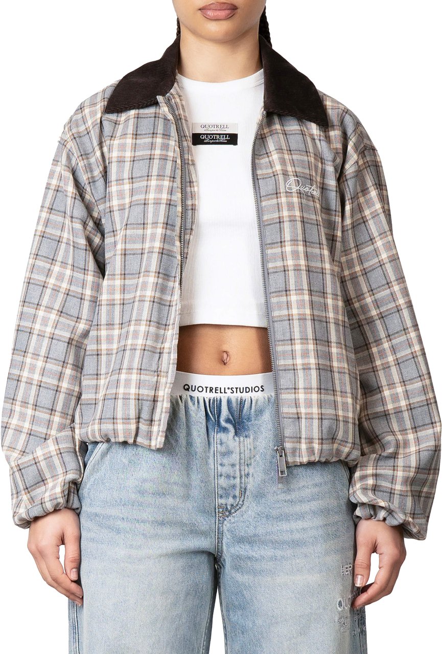 Quotrell Indie Jacket | Plaid/brown Divers