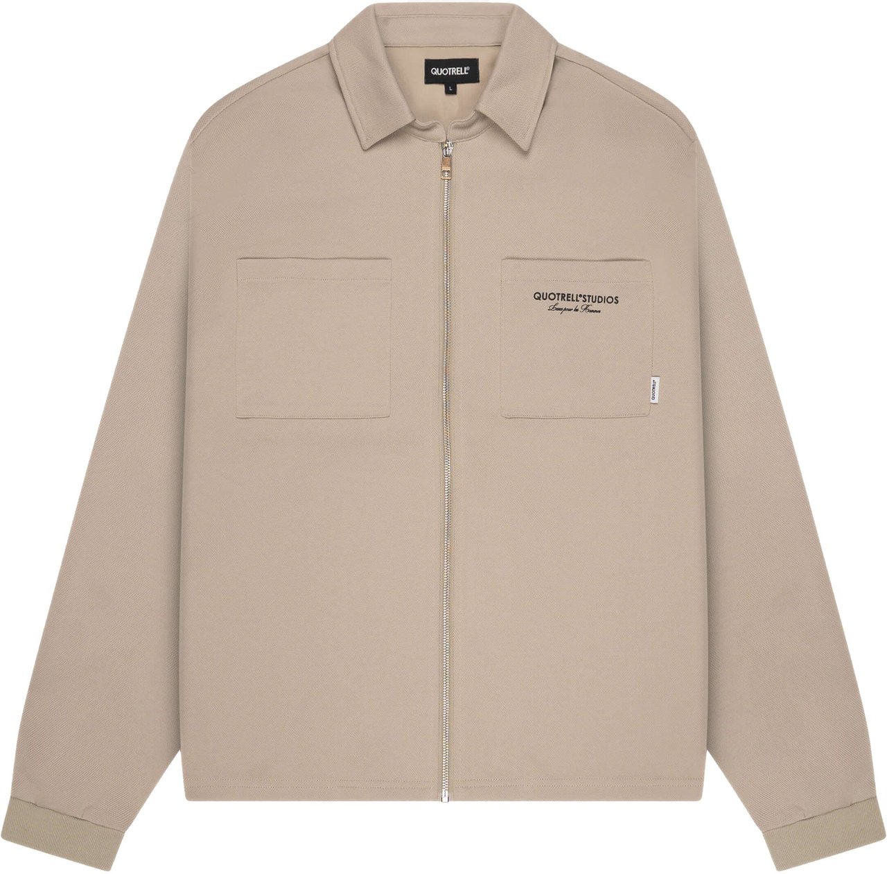 Quotrell Lagos Overshirt | Sand Beige