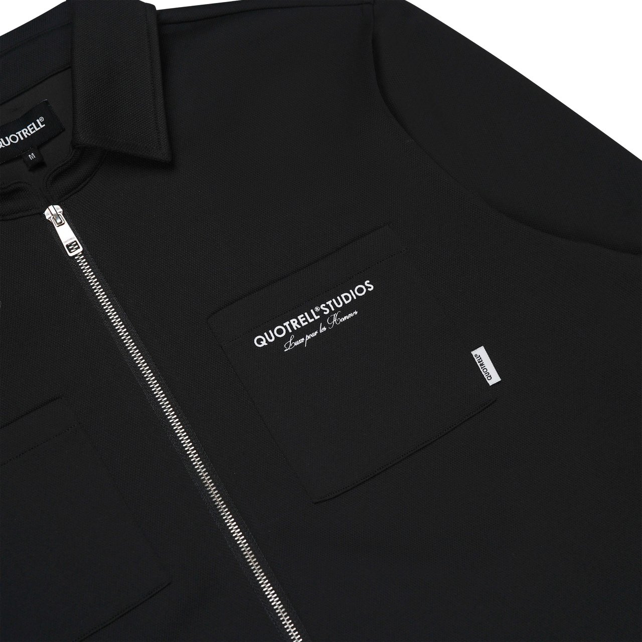 Quotrell Lagos Overshirt | Black Zwart