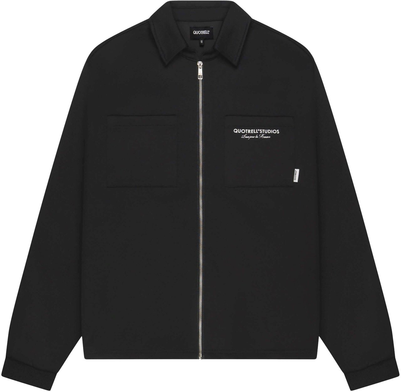 Quotrell Lagos Overshirt | Black Zwart
