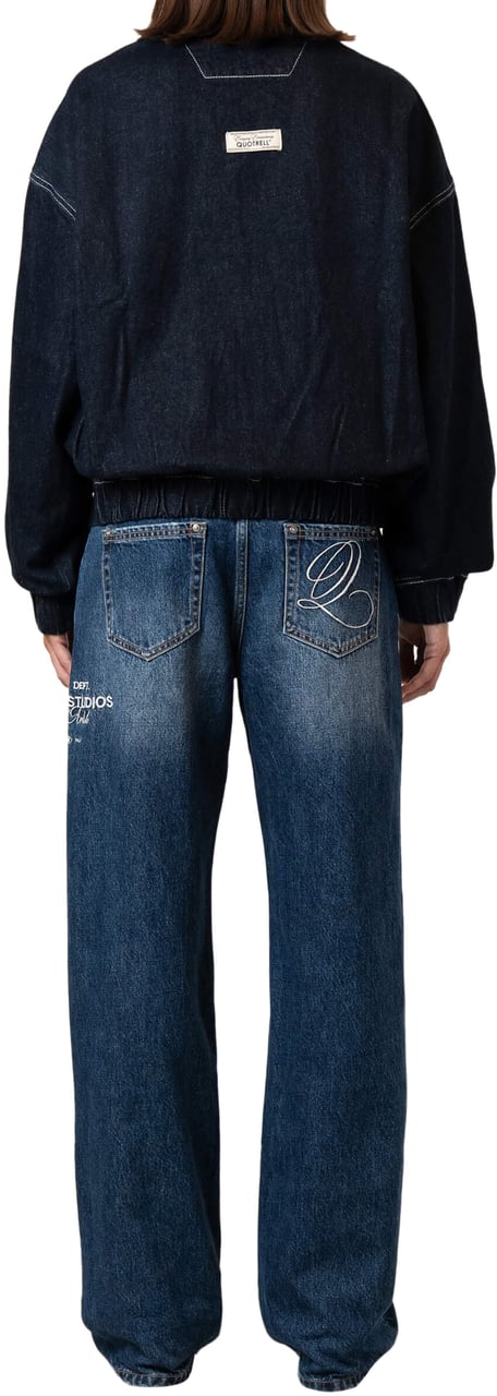 Quotrell Jack Jacket | Indigo Blue Blauw