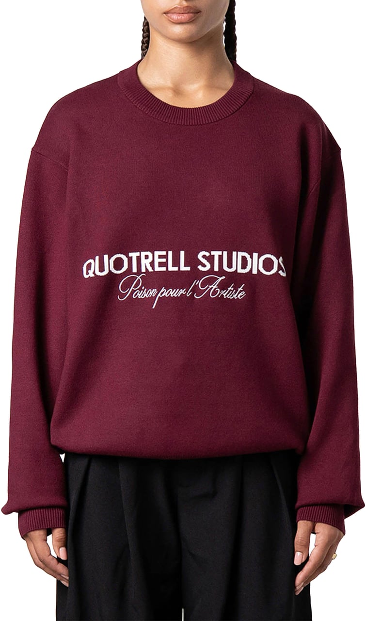 Quotrell Mondrian Sweater Rood