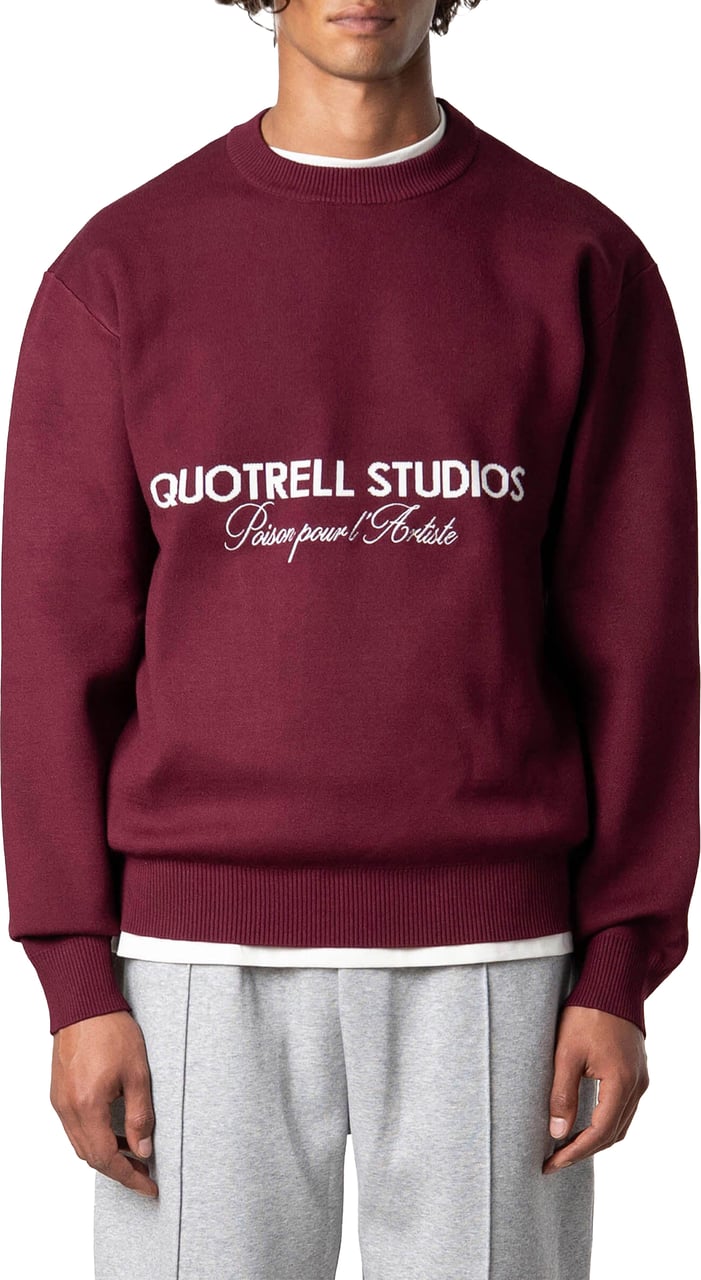 Quotrell Mondrian Sweater Rood