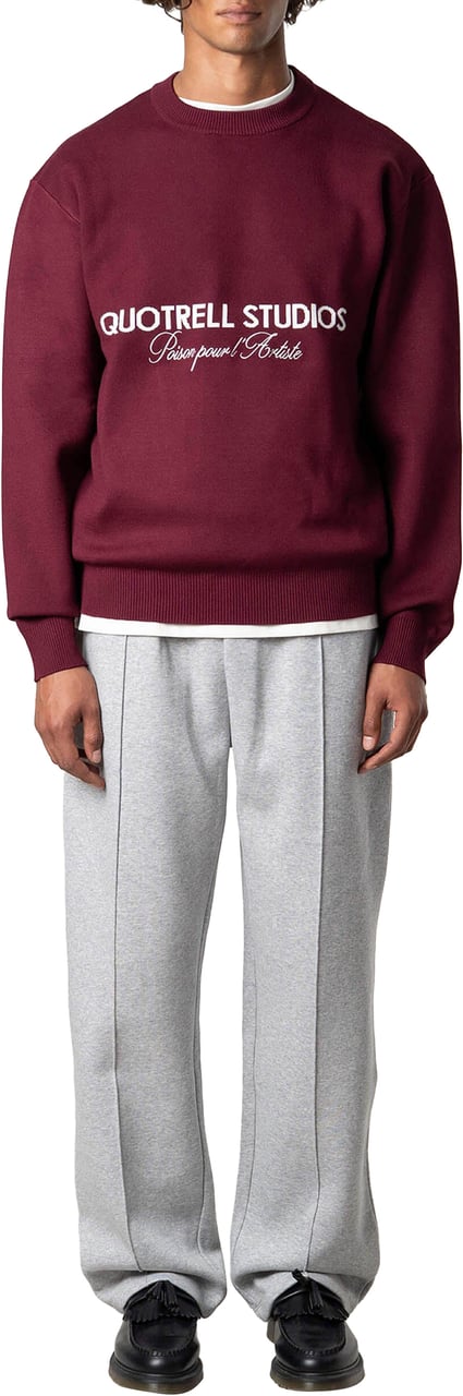 Quotrell Mondrian Sweater Rood
