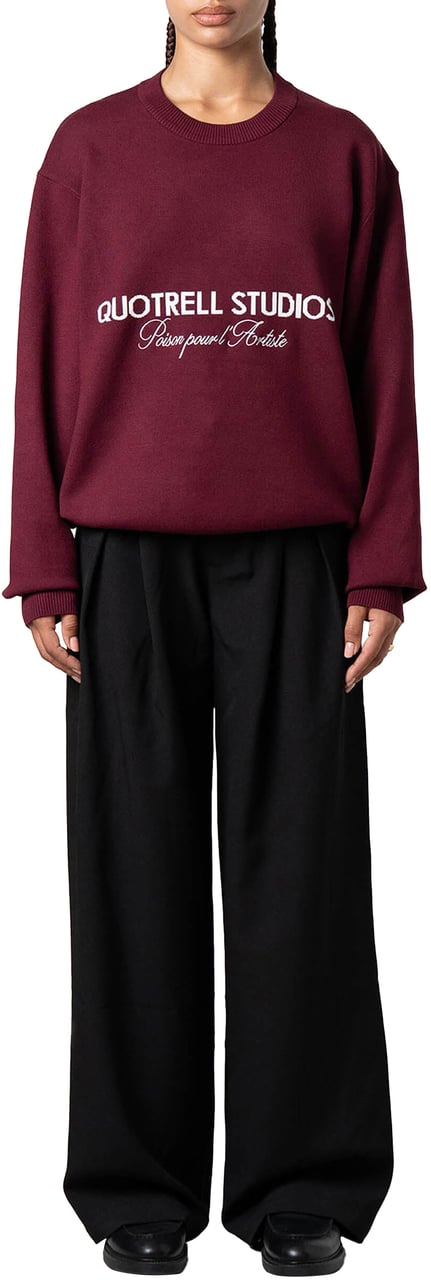 Quotrell Mondrian Sweater Rood