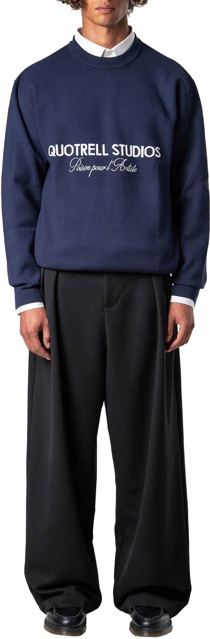 Quotrell Mondrian Sweater Blauw