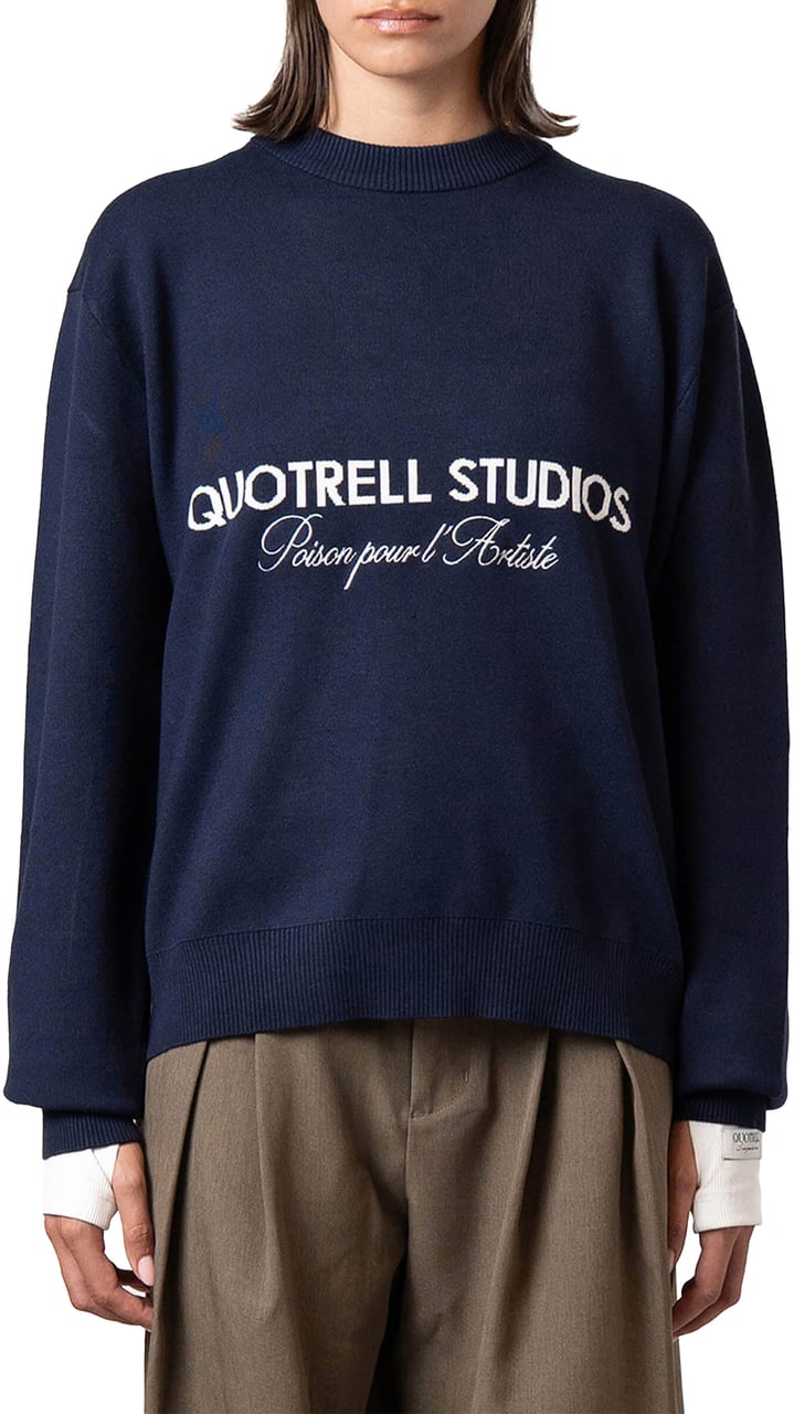 Quotrell Mondrian Sweater Blauw