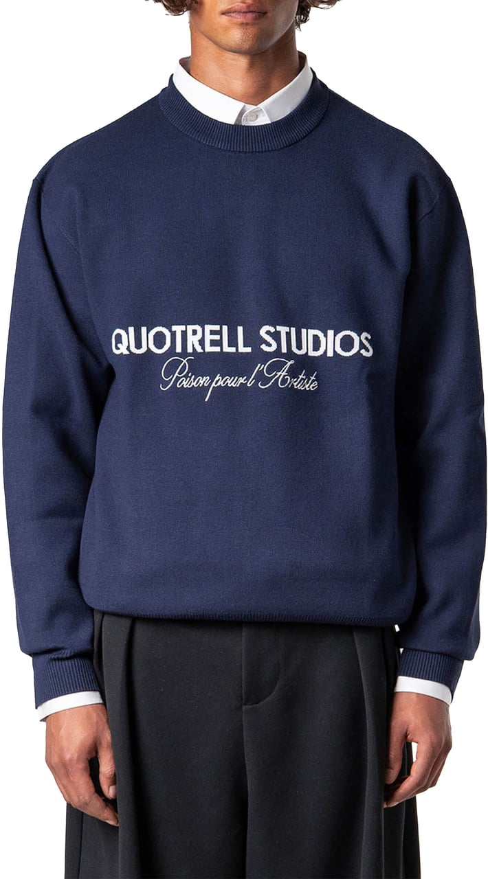 Quotrell Mondrian Sweater Blauw