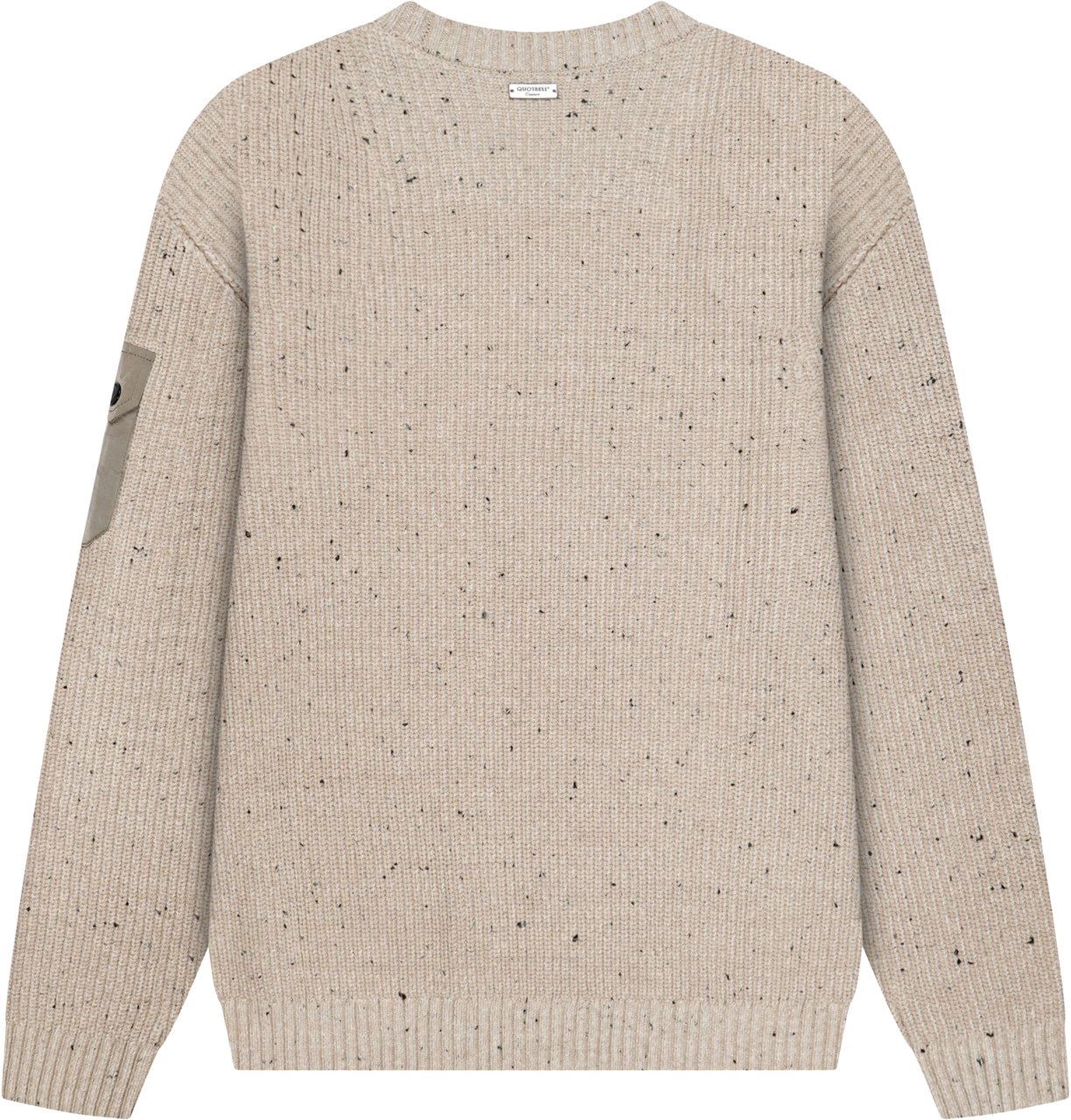 Quotrell Falcon Knitted Sweater | Stone Beige