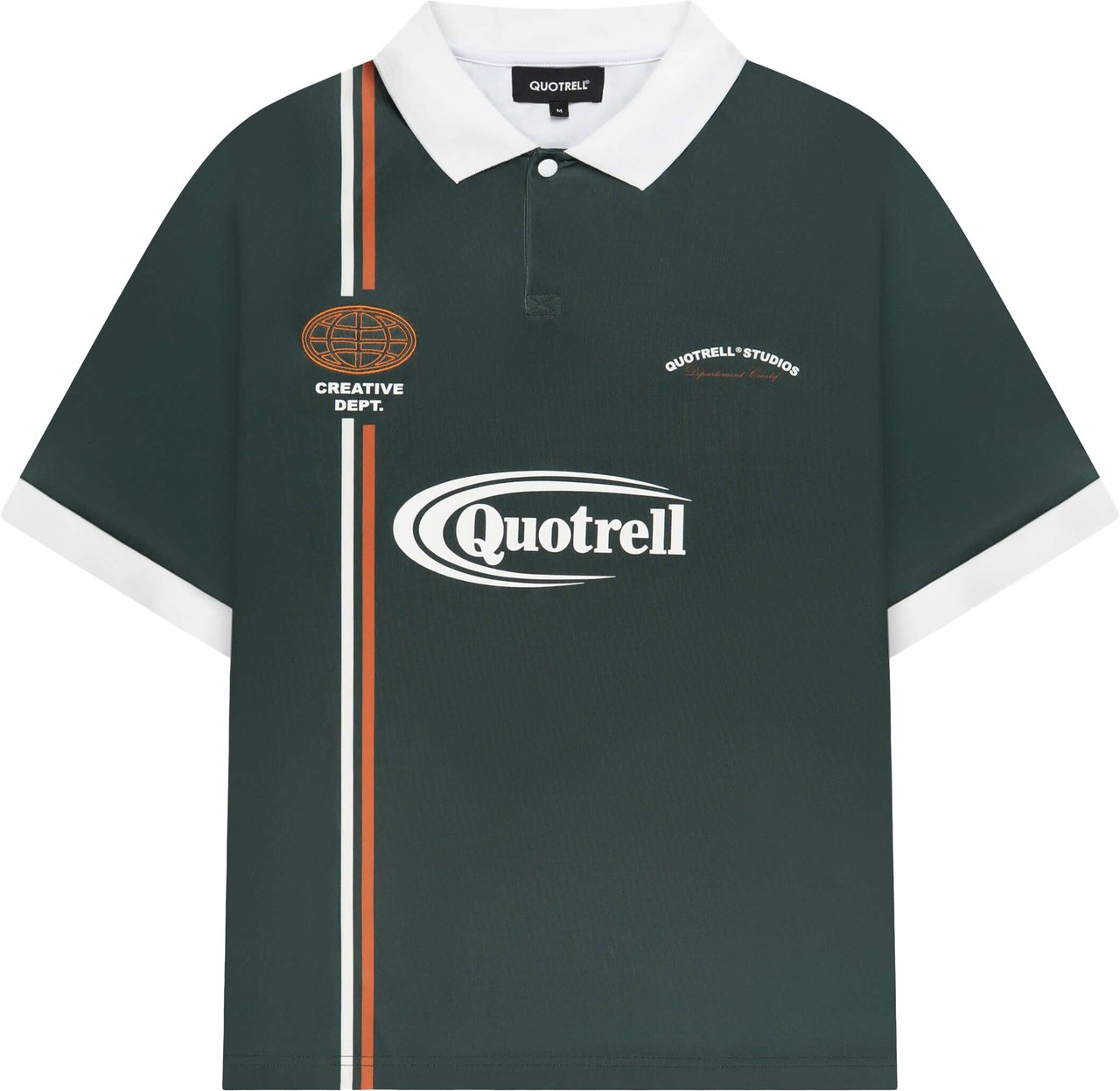 Quotrell Logan Soccer Tee | Petrol/yellow Groen