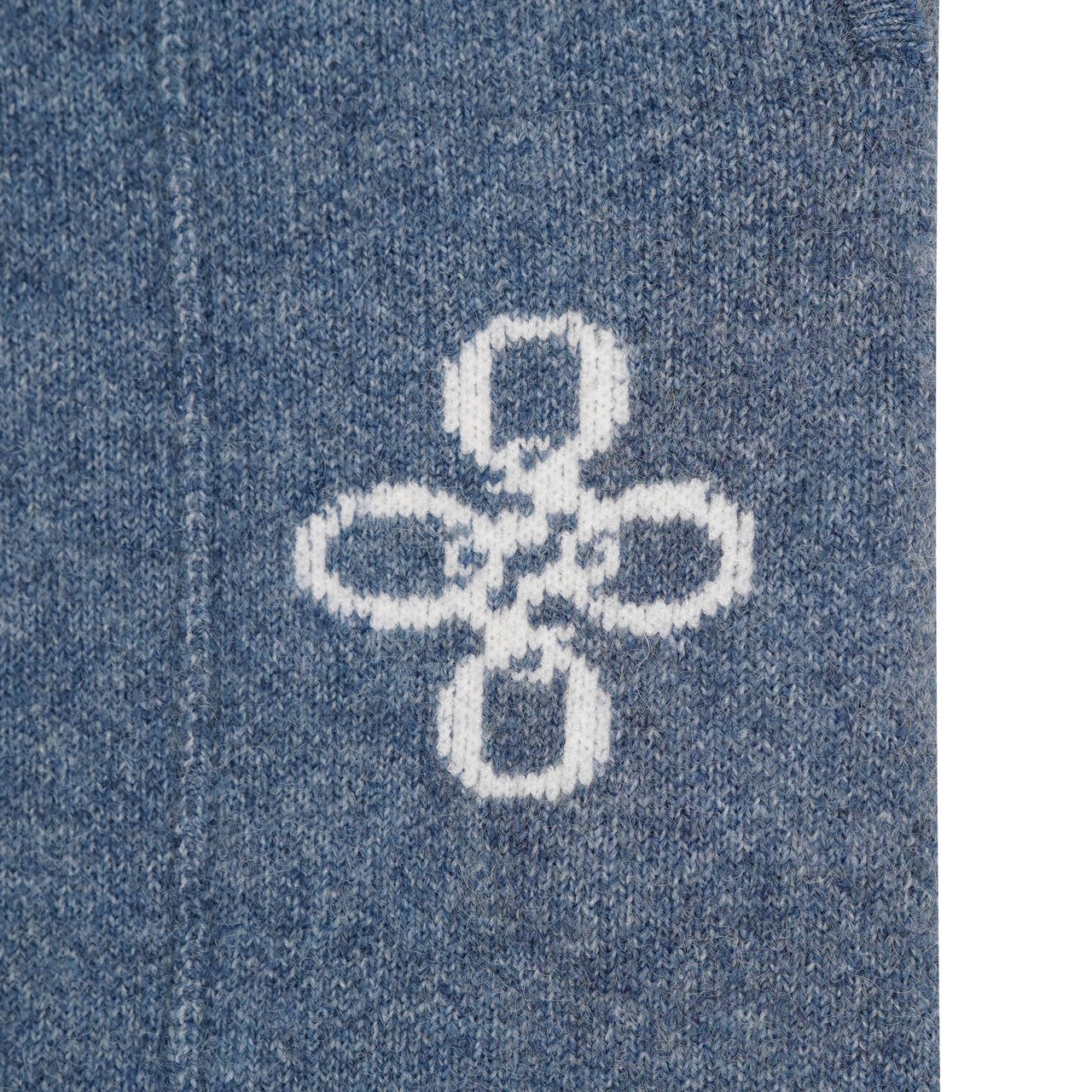 Quotrell Calvin Knitted Pants | Denim Blue Blauw