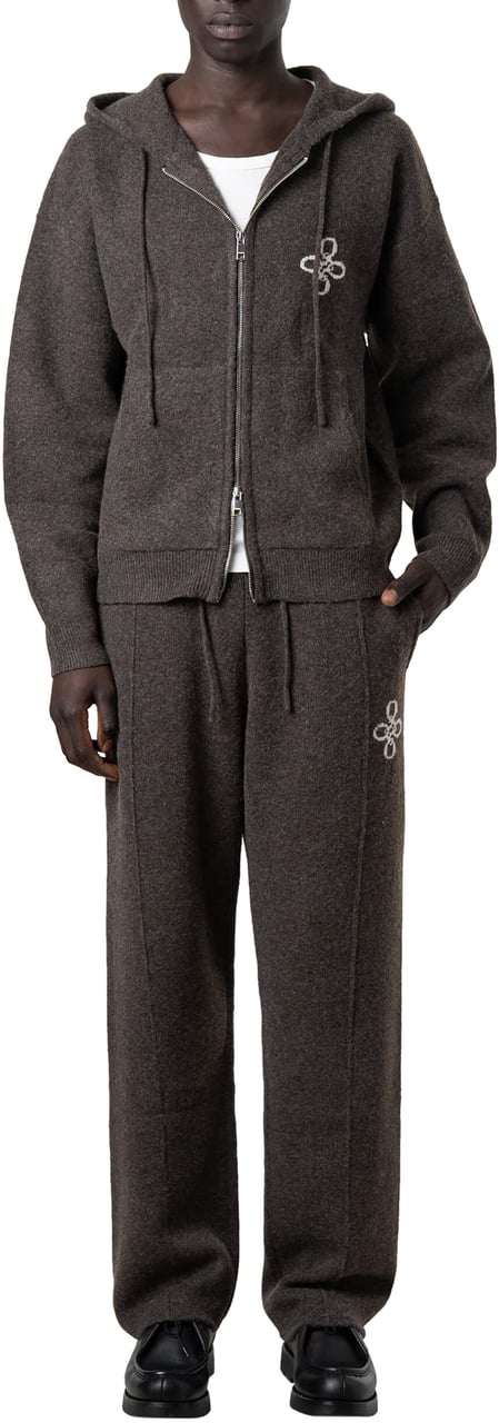 Quotrell Calvin Knitted Pants | Brown Melee Bruin