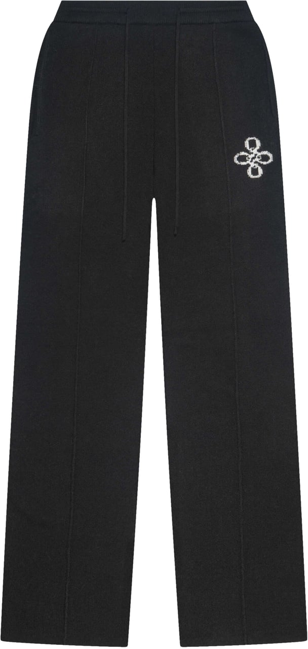 Quotrell Calvin Knitted Pants | Black Zwart