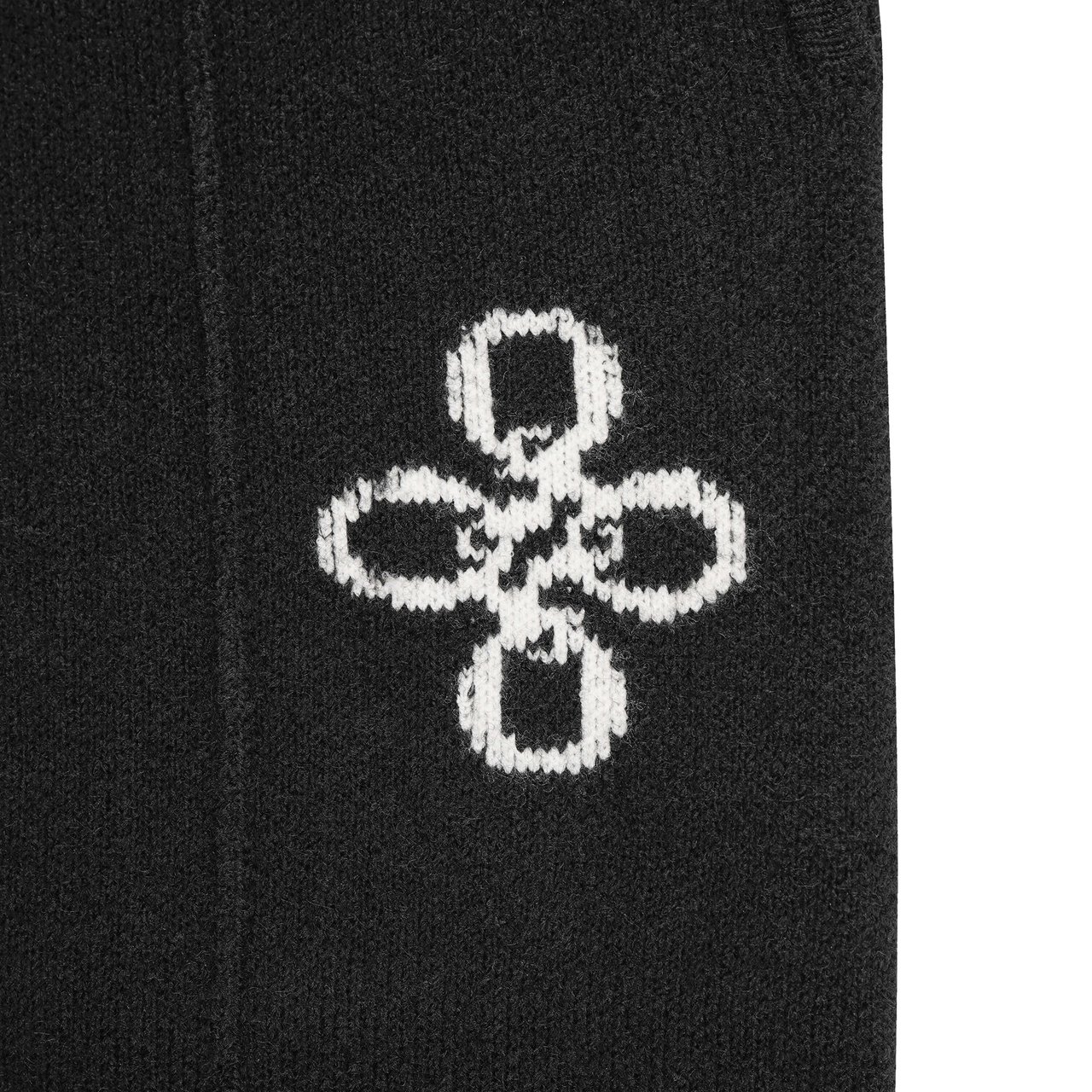 Quotrell Calvin Knitted Pants | Black Zwart