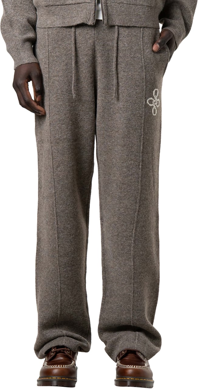 Quotrell Calvin Knitted Pants | Taupe Taupe