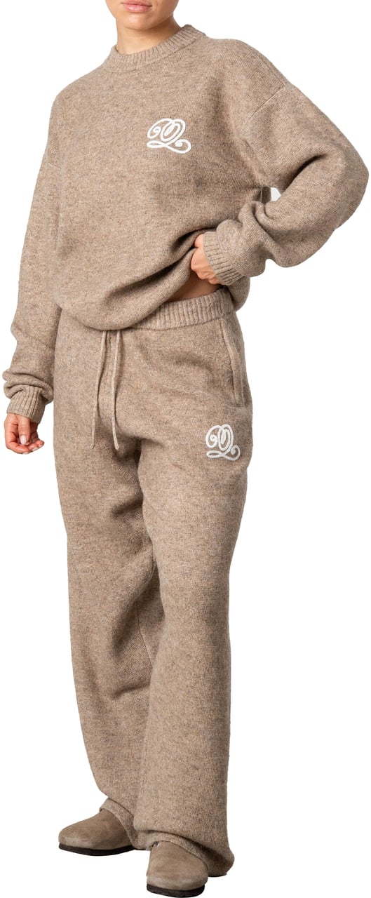 Quotrell Elan Knitted Sweater | Light Beige Melee Beige