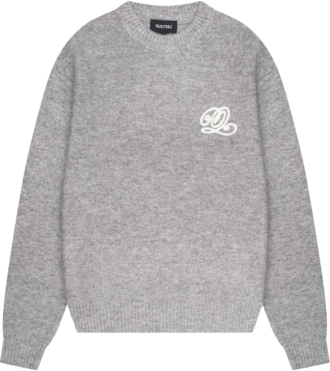 Quotrell Elan Knitted Sweater | Light Grey Melee Grijs