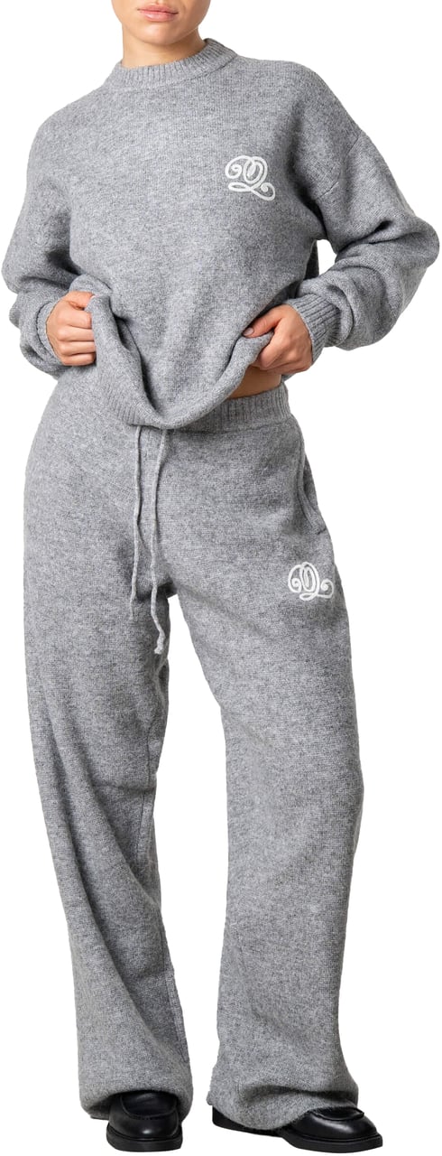 Quotrell Elan Knitted Sweater | Light Grey Melee Grijs