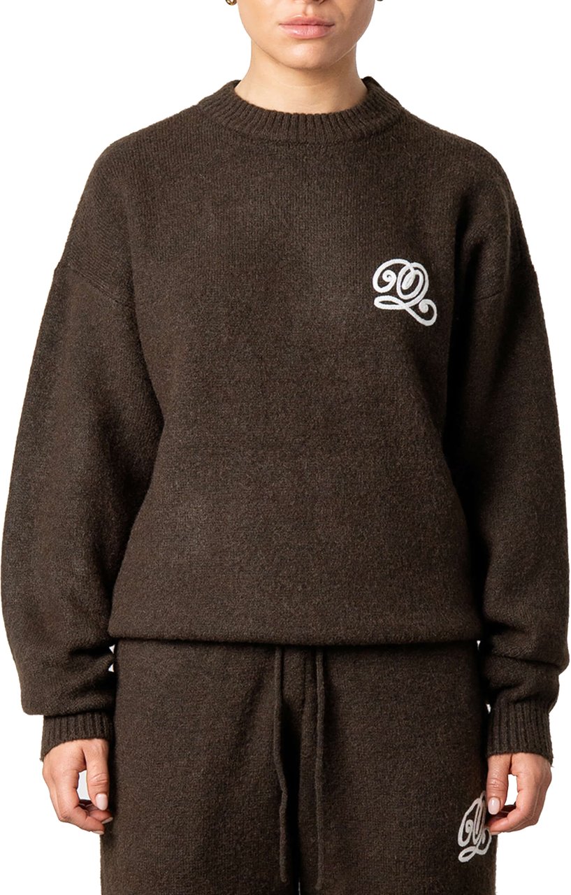 Quotrell Elan Knitted Sweater | Brown Bruin