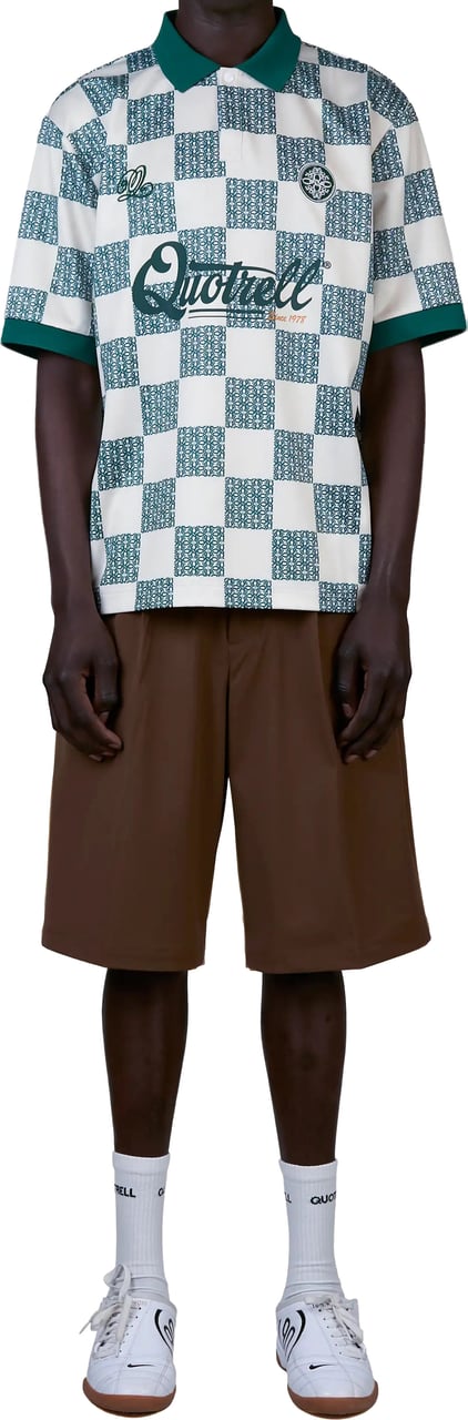 Quotrell Jayden Jersey | Petrol/off White Groen