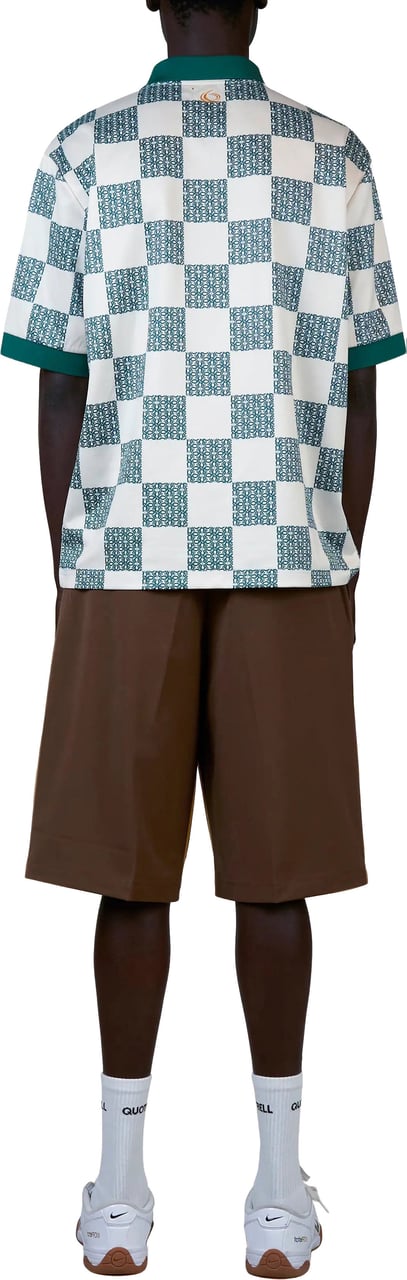 Quotrell Jayden Jersey | Petrol/off White Groen