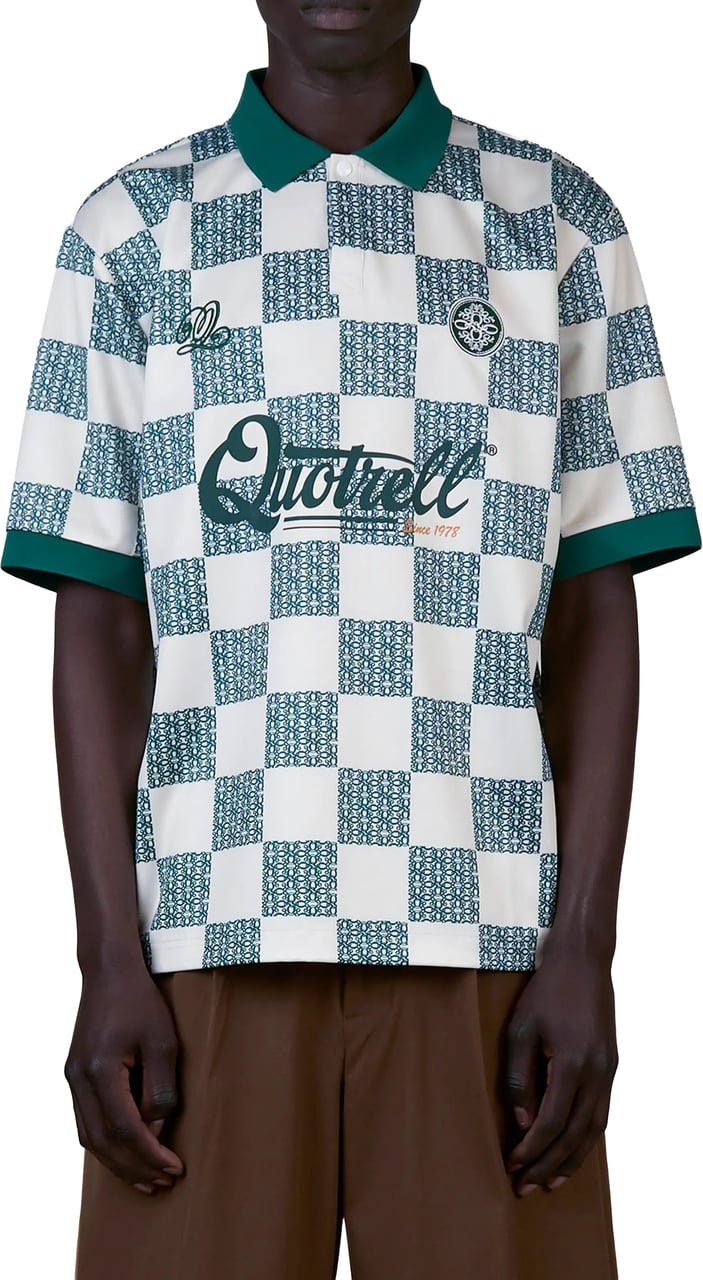 Quotrell Jayden Jersey | Petrol/off White Groen
