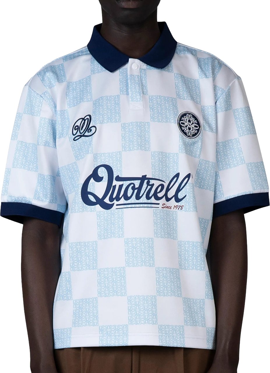 Quotrell Jayden Jersey | Light Blue/white Blauw