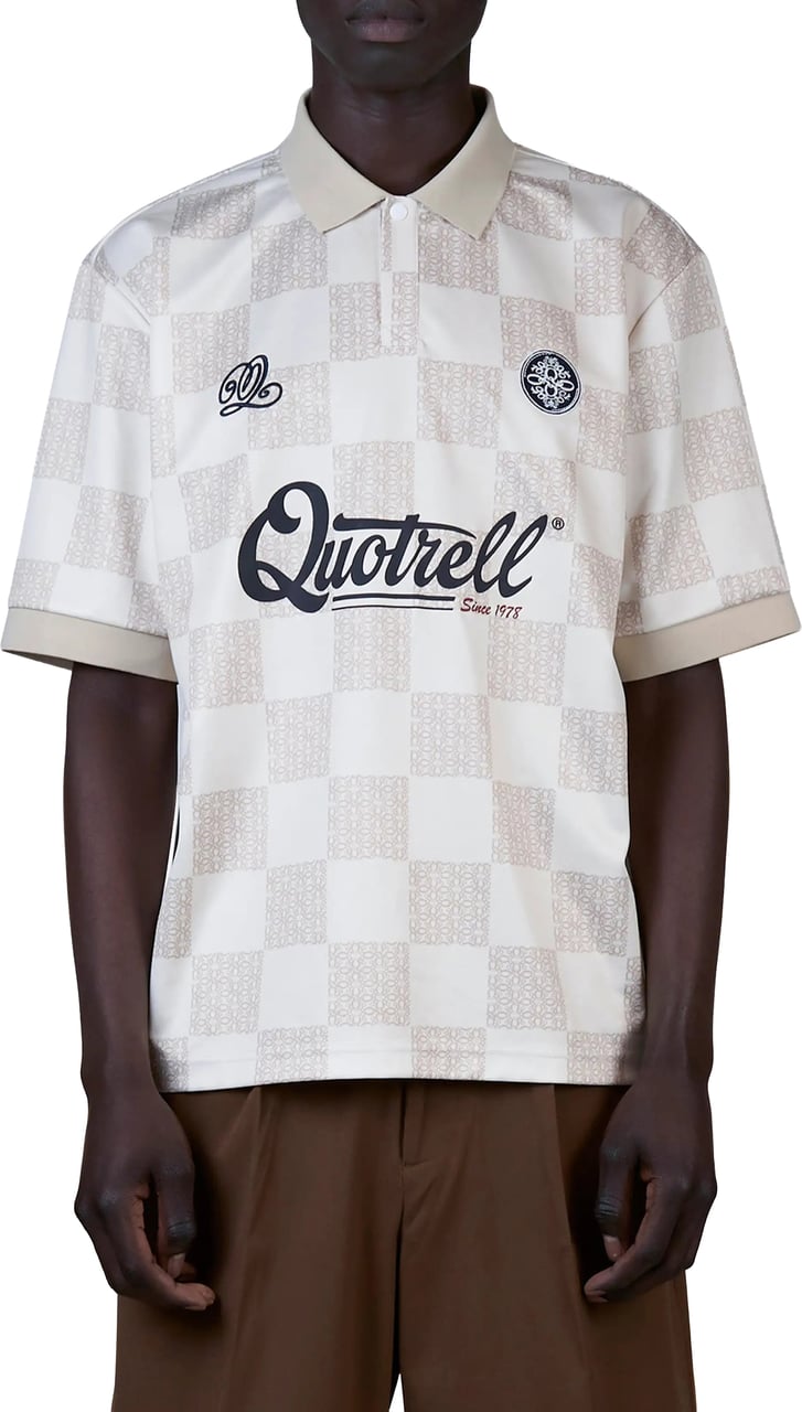 Quotrell Jayden Jersey | Off White/greige Wit