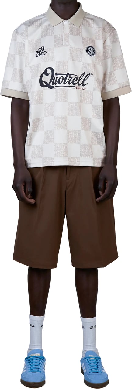 Quotrell Jayden Jersey | Off White/greige Wit