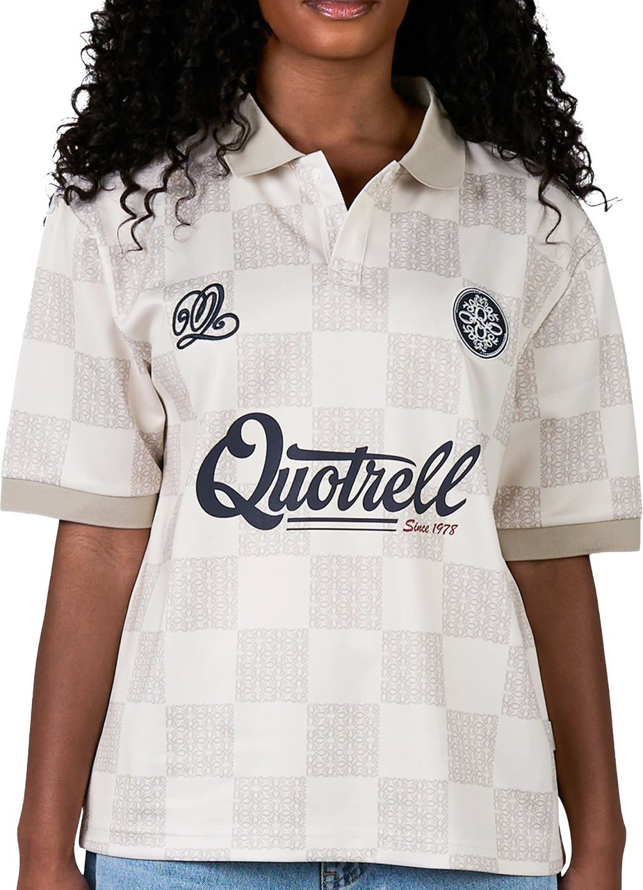 Quotrell Jayden Jersey | Off White/greige Wit