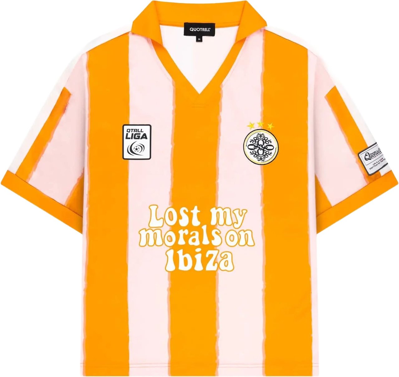 Quotrell Ibiza Jersey | Orange/pink Oranje