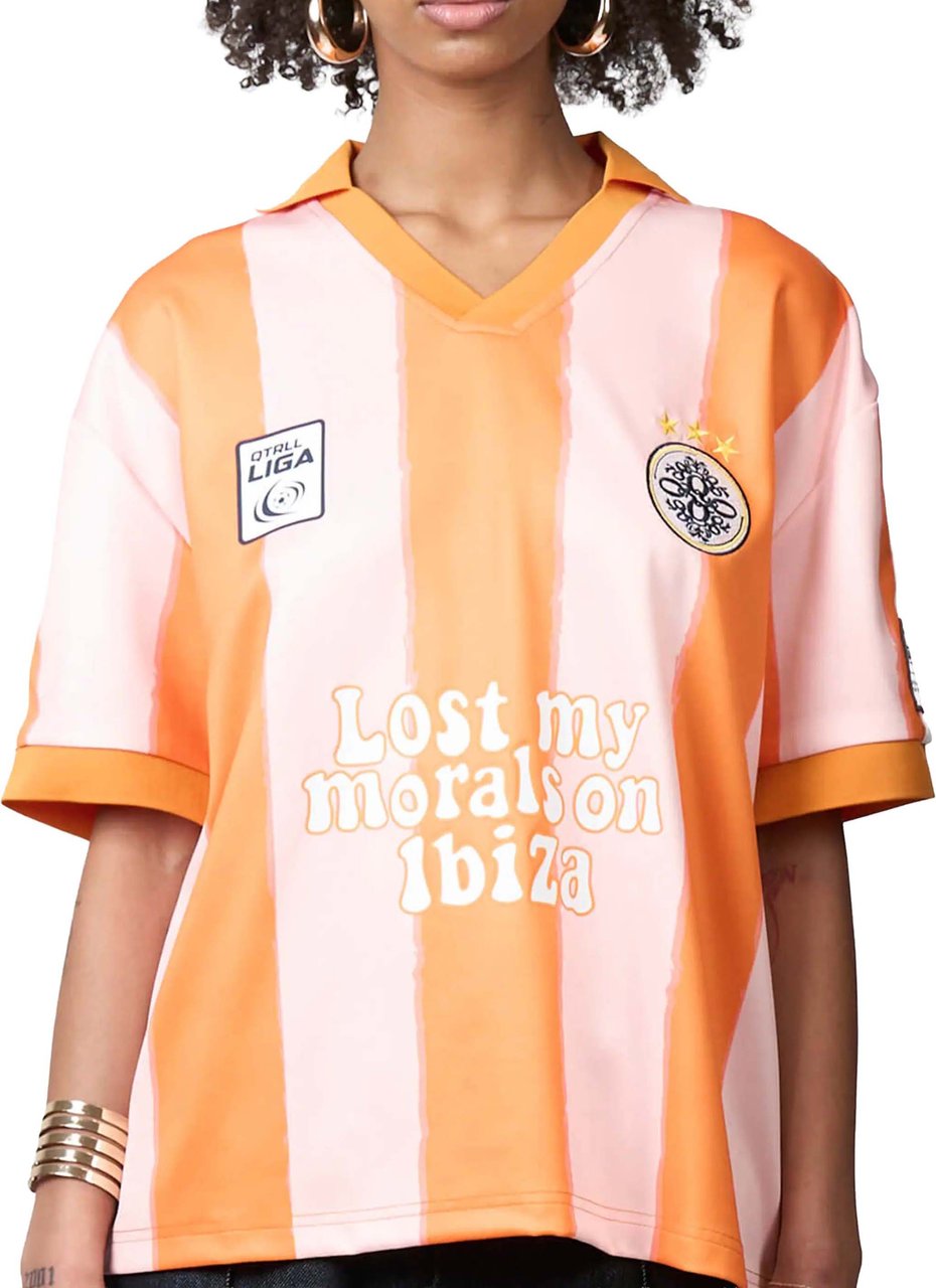 Quotrell Ibiza Jersey | Orange/pink Oranje