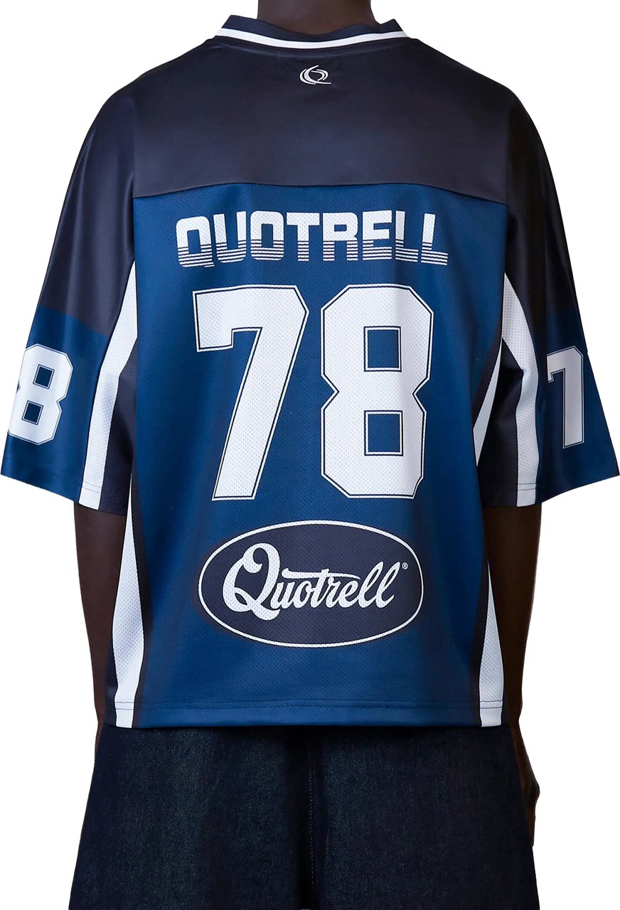 Quotrell Darnell Mesh | Navy/white Blauw