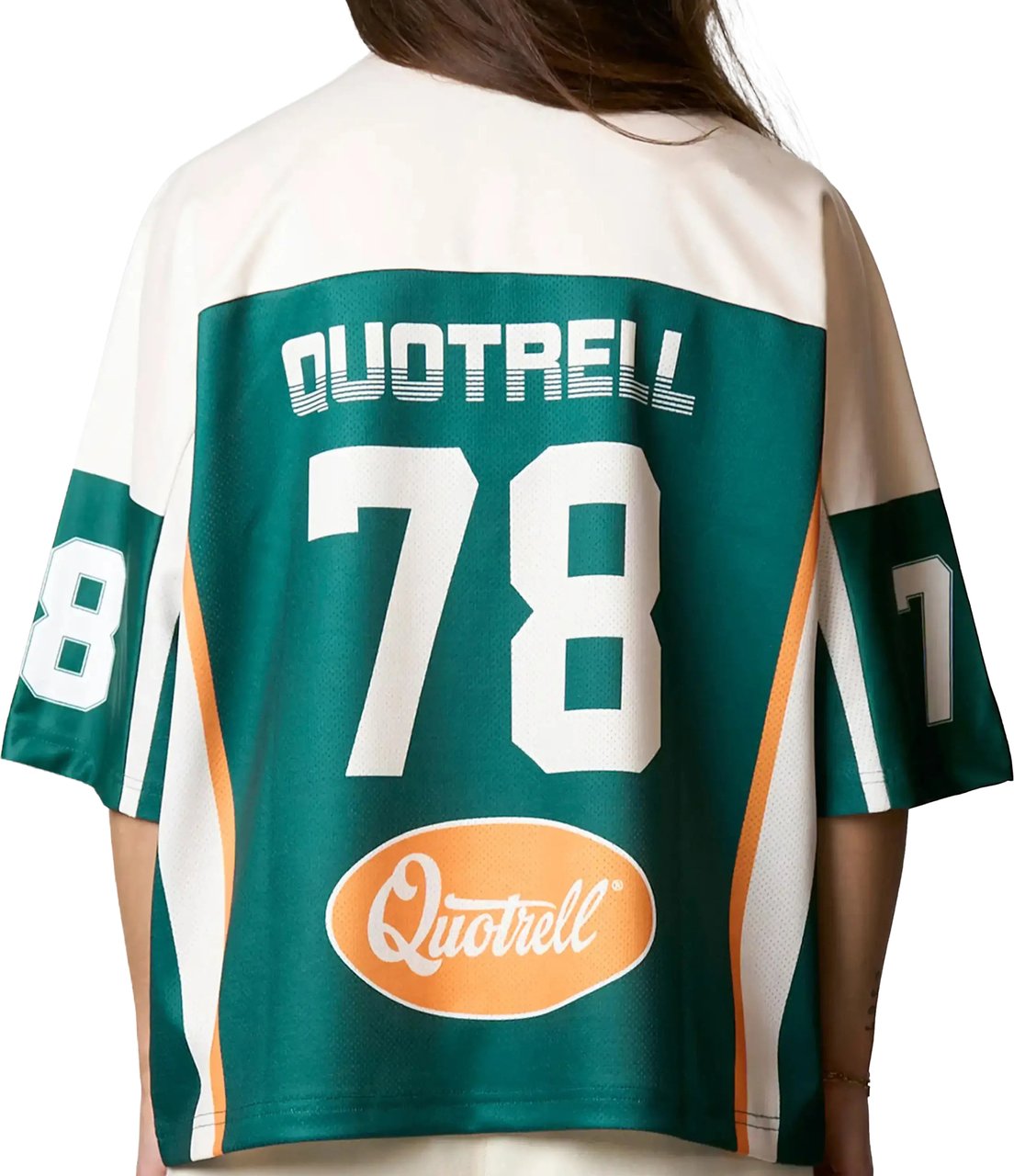 Quotrell Darnell Mesh | Petrol/orange Groen