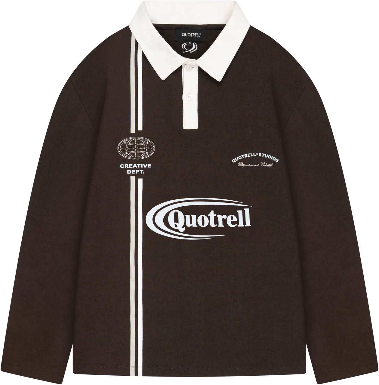 Quotrell Jameson Longsleeve | Cool Brown/off White Bruin