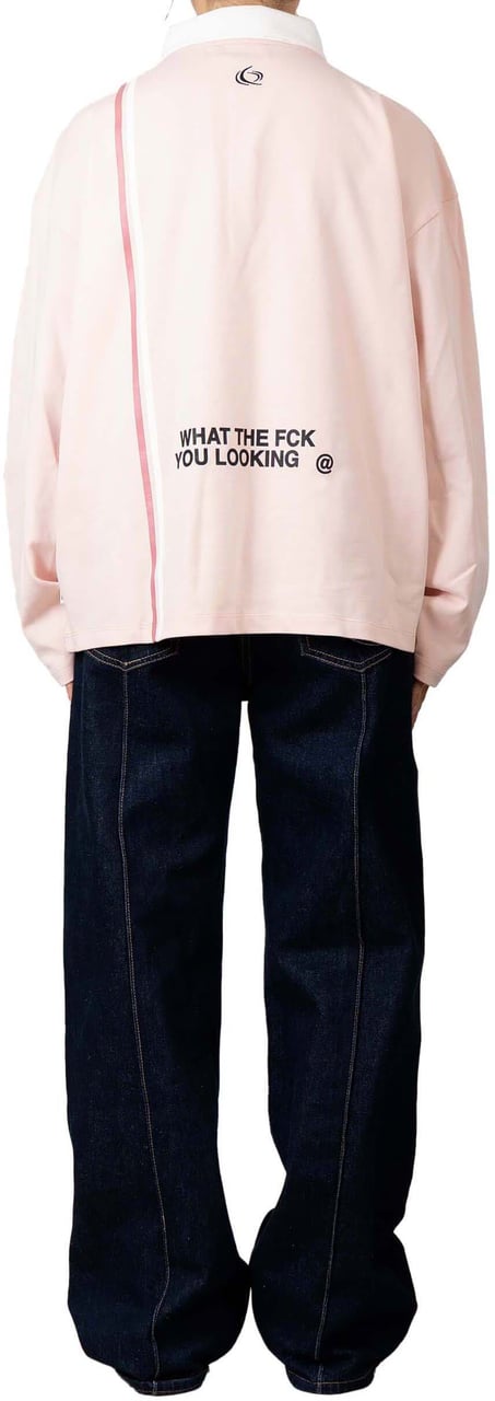 Quotrell Jameson Longsleeve | Light Pink/white Roze