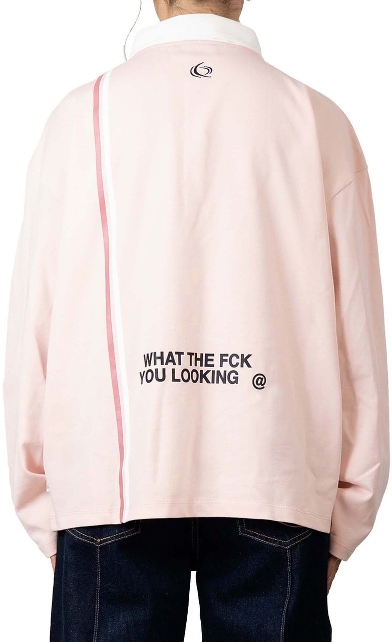 Quotrell Jameson Longsleeve | Light Pink/white Roze
