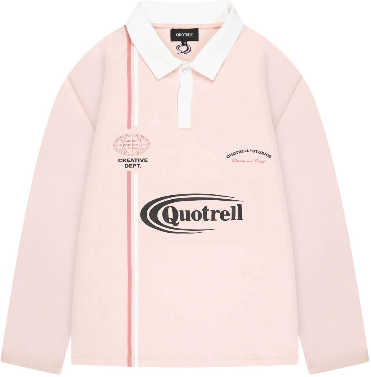 Quotrell Jameson Longsleeve | Light Pink/white Roze