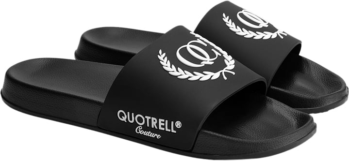 Quotrell Quotrell Slides Couture | Black/white Zwart