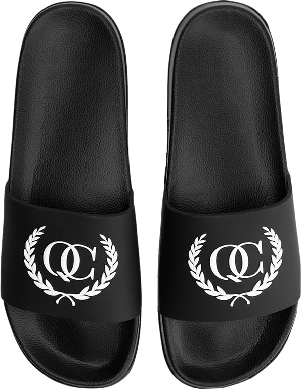 Quotrell Quotrell Slides Couture | Black/white Zwart