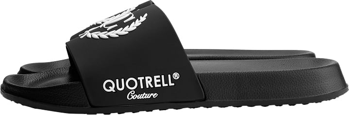 Quotrell Quotrell Slides Couture | Black/white Zwart