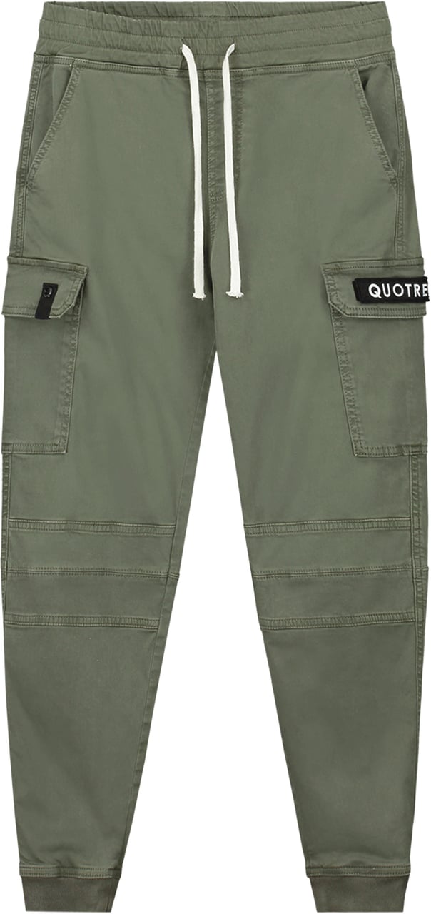 Quotrell Casablanca Cargo Pants | Army Green Groen