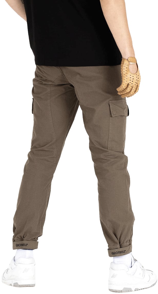 Quotrell Boston Cargo Pants | Army Green Groen