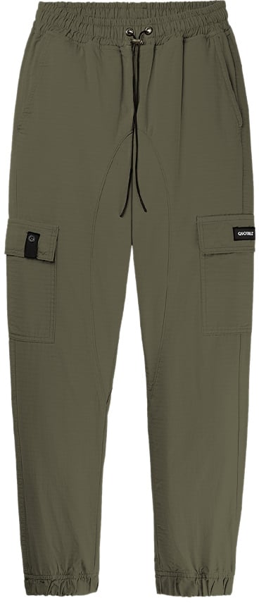 Quotrell Boston Cargo Pants | Army Green Groen