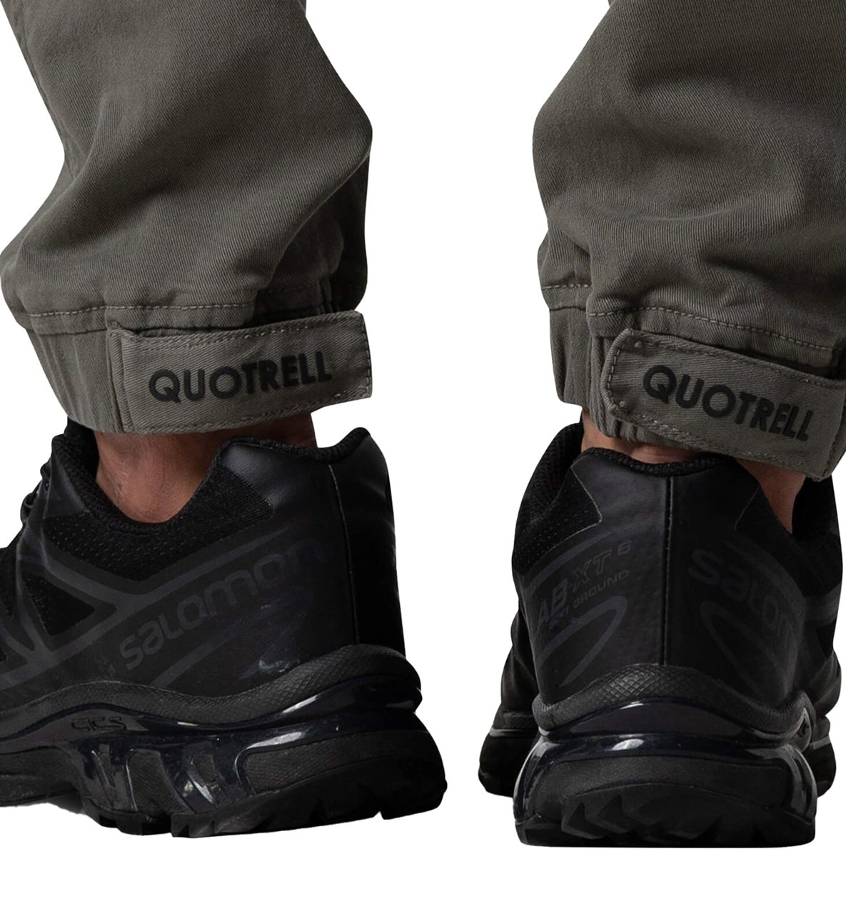 Quotrell Ryder Cargo Pants | Faded Olive Groen