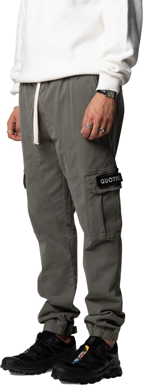 Quotrell Ryder Cargo Pants | Faded Olive Groen