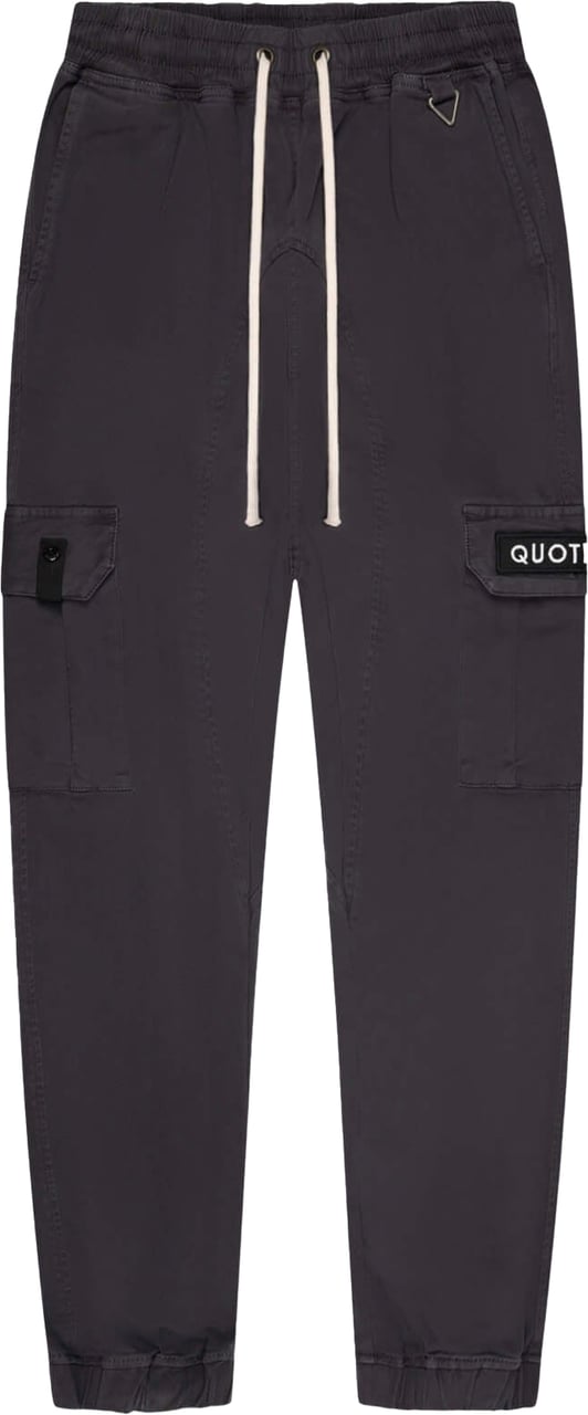 Quotrell Ryder Cargo Pants | Anthracite Zwart
