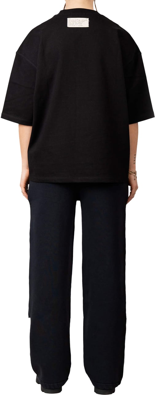 Quotrell Blank Sweatpants | Washed Black Zwart