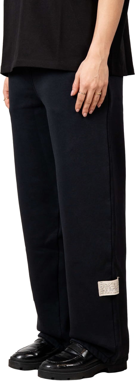 Quotrell Blank Sweatpants | Washed Black Zwart
