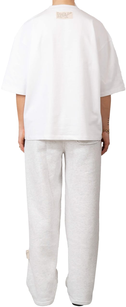 Quotrell Blank Sweatpants | Grey Melee Grijs